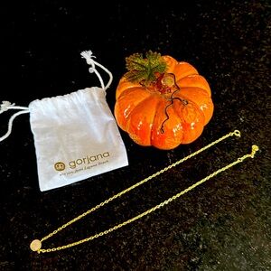 Gorjana 18k plated mother of pearl necklace